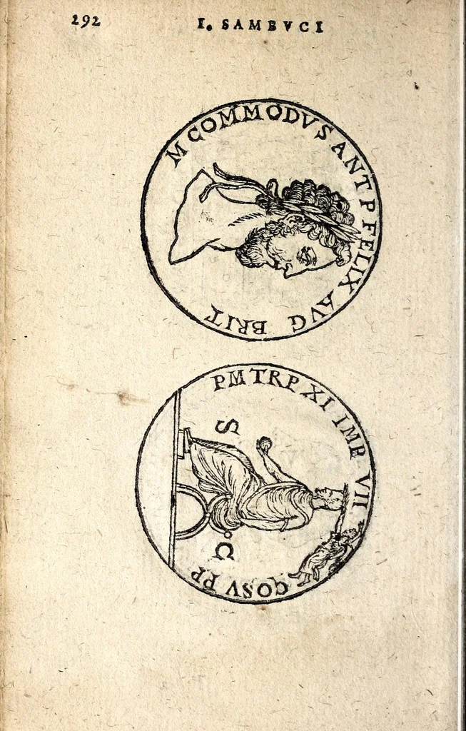 An illustration from Emblemata, et aliqvot nvmmi antiqvi operis, Ioan. Sambvci Tirnaviensis Pannonii, 1584, leaf 296