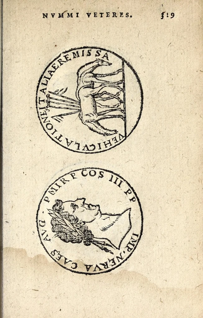 An illustration from Emblemata, et aliqvot nvmmi antiqvi operis, Ioan. Sambvci Tirnaviensis Pannonii, 1584, leaf 323