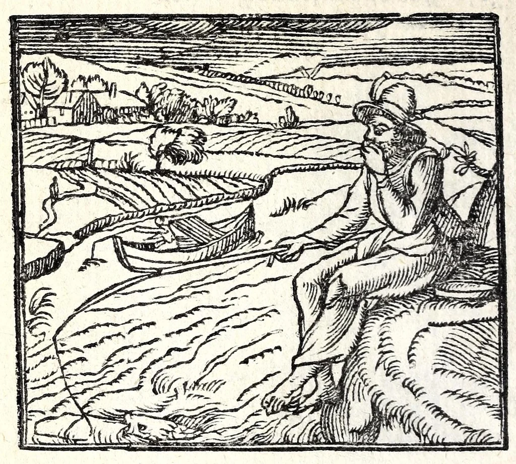 An illustration from Emblemata, et aliqvot nvmmi antiqvi operis, Ioan. Sambvci Tirnaviensis Pannonii, 1584, leaf 34