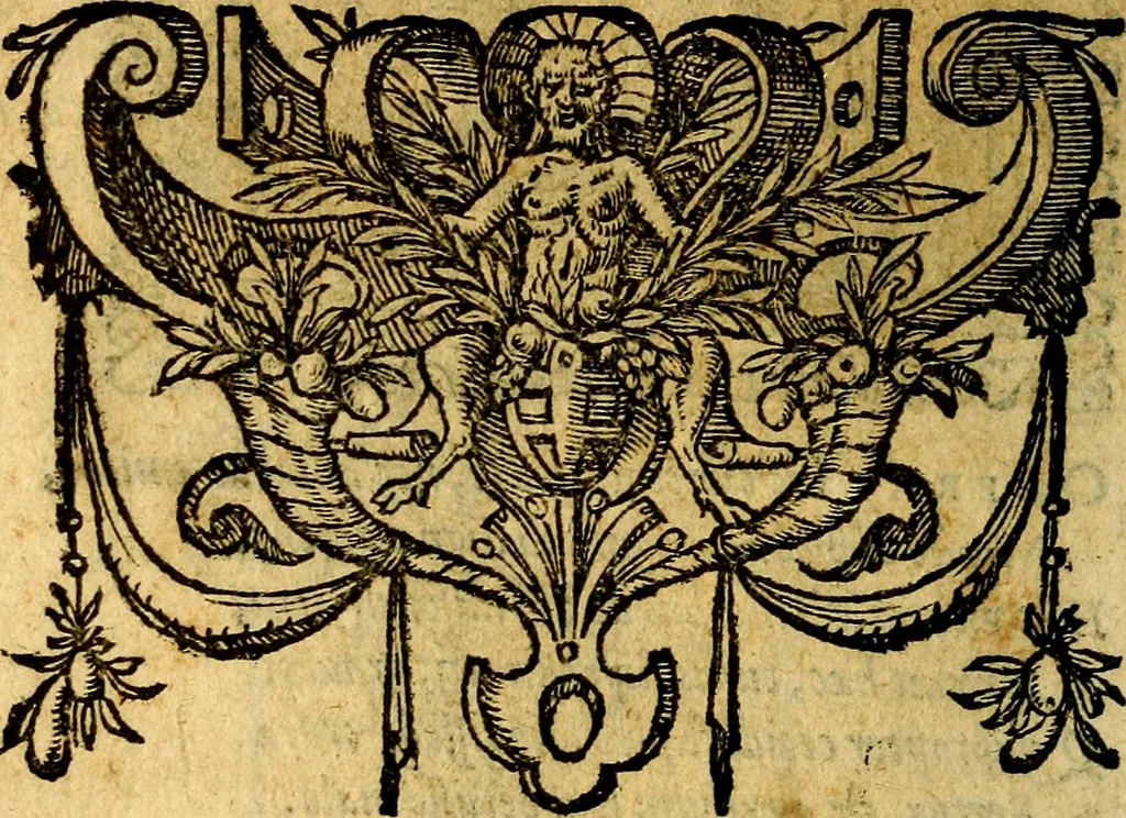 An illustration from Emblemata, et aliqvot nvmmi antiqvi operis, 1566, leaf 111