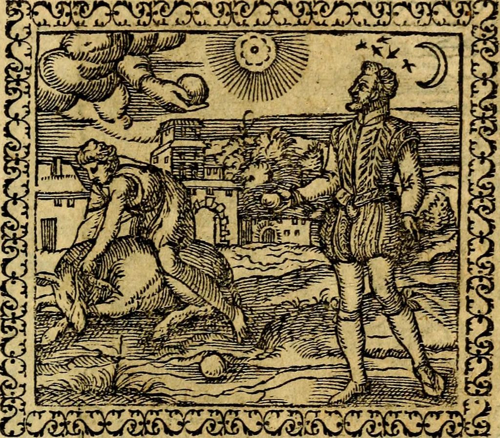 An illustration from Emblemata, et aliqvot nvmmi antiqvi operis, 1566, leaf 118