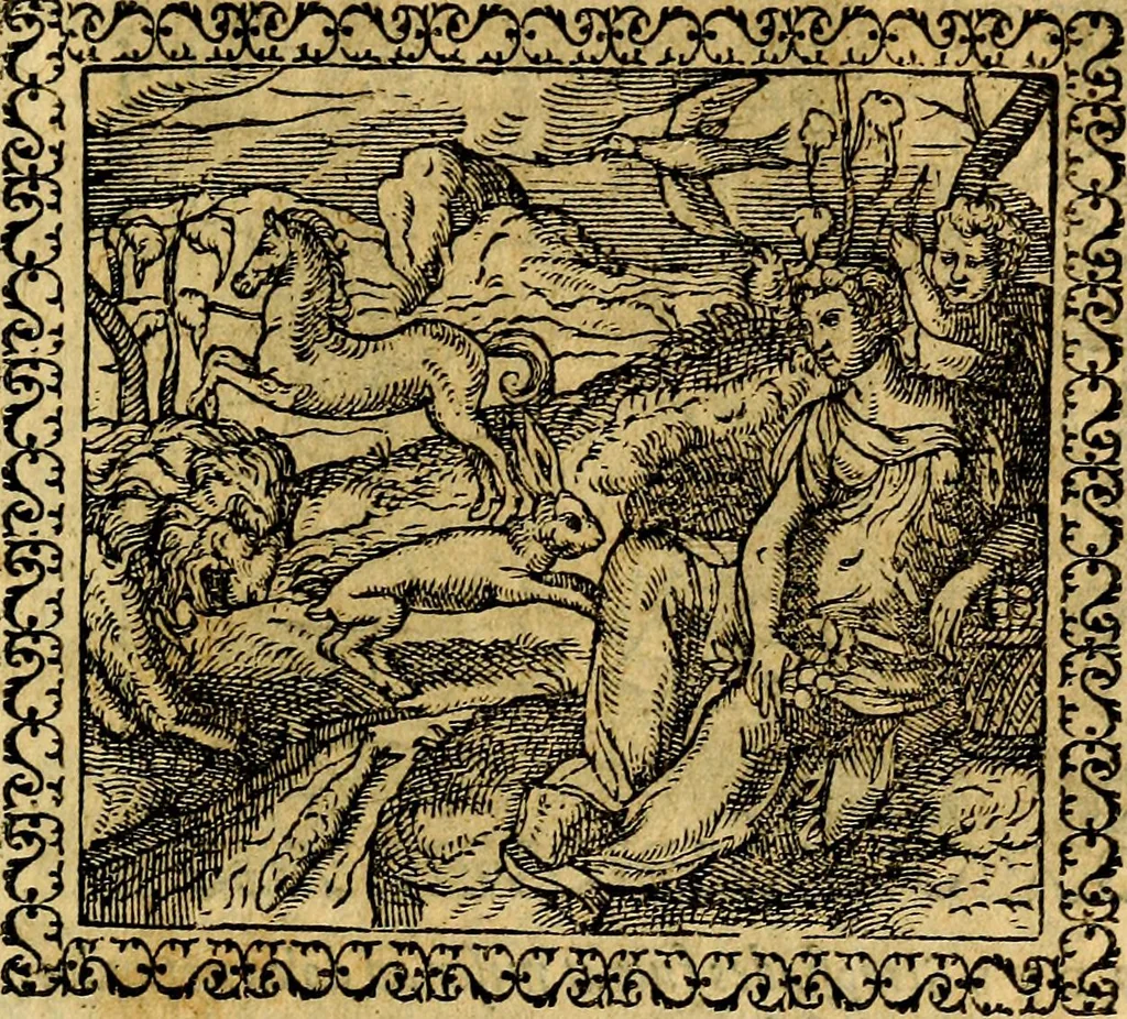 An illustration from Emblemata, et aliqvot nvmmi antiqvi operis, 1566, leaf 126