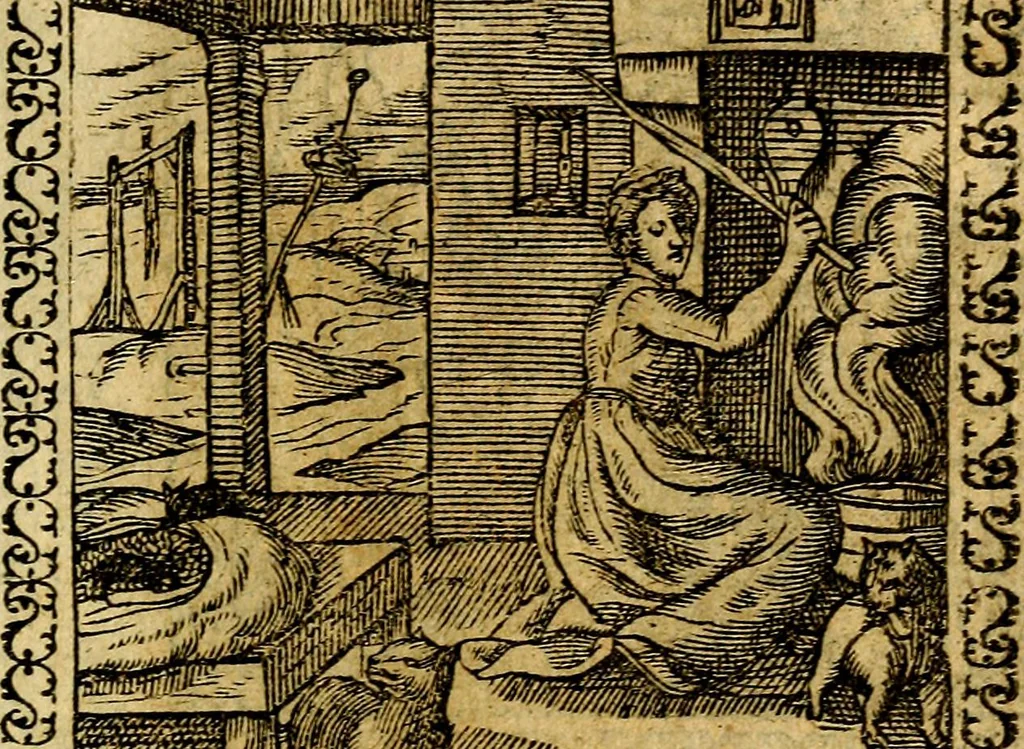 An illustration from Emblemata, et aliqvot nvmmi antiqvi operis, 1566, leaf 128
