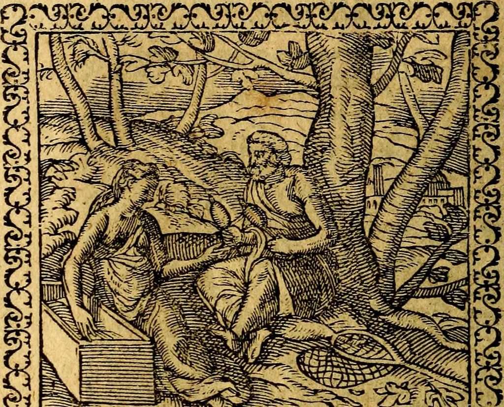 An illustration from Emblemata, et aliqvot nvmmi antiqvi operis, 1566, leaf 139