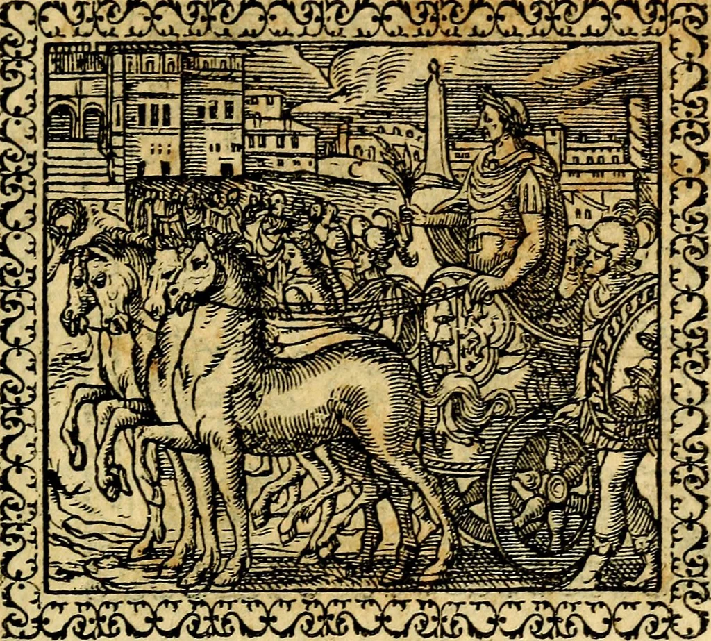 An illustration from Emblemata, et aliqvot nvmmi antiqvi operis, 1566, leaf 14