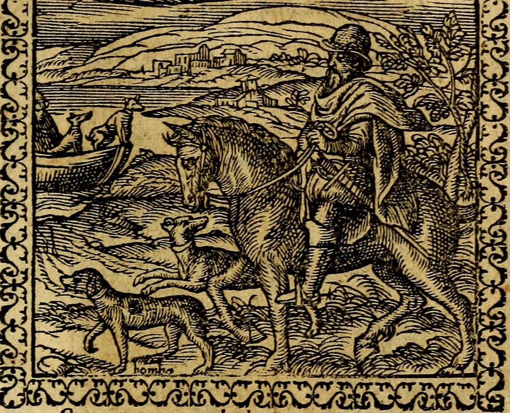 An illustration from Emblemata, et aliqvot nvmmi antiqvi operis, 1566, leaf 146