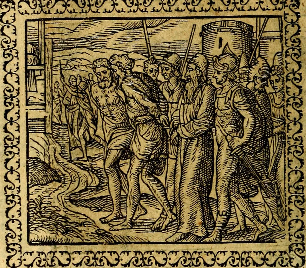 An illustration from Emblemata, et aliqvot nvmmi antiqvi operis, 1566, leaf 169