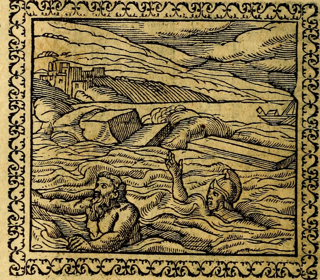 An illustration from Emblemata, et aliqvot nvmmi antiqvi operis, 1566, leaf 185