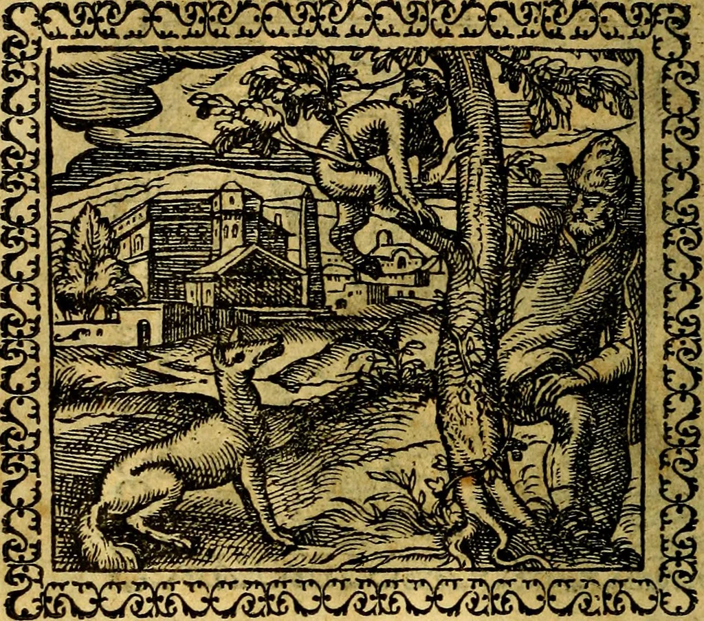 An illustration from Emblemata, et aliqvot nvmmi antiqvi operis, 1566, leaf 19