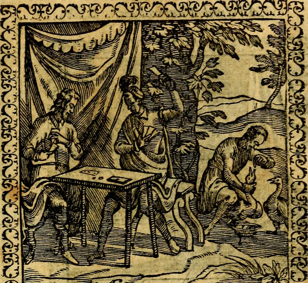 An illustration from Emblemata, et aliqvot nvmmi antiqvi operis, 1566, leaf 236
