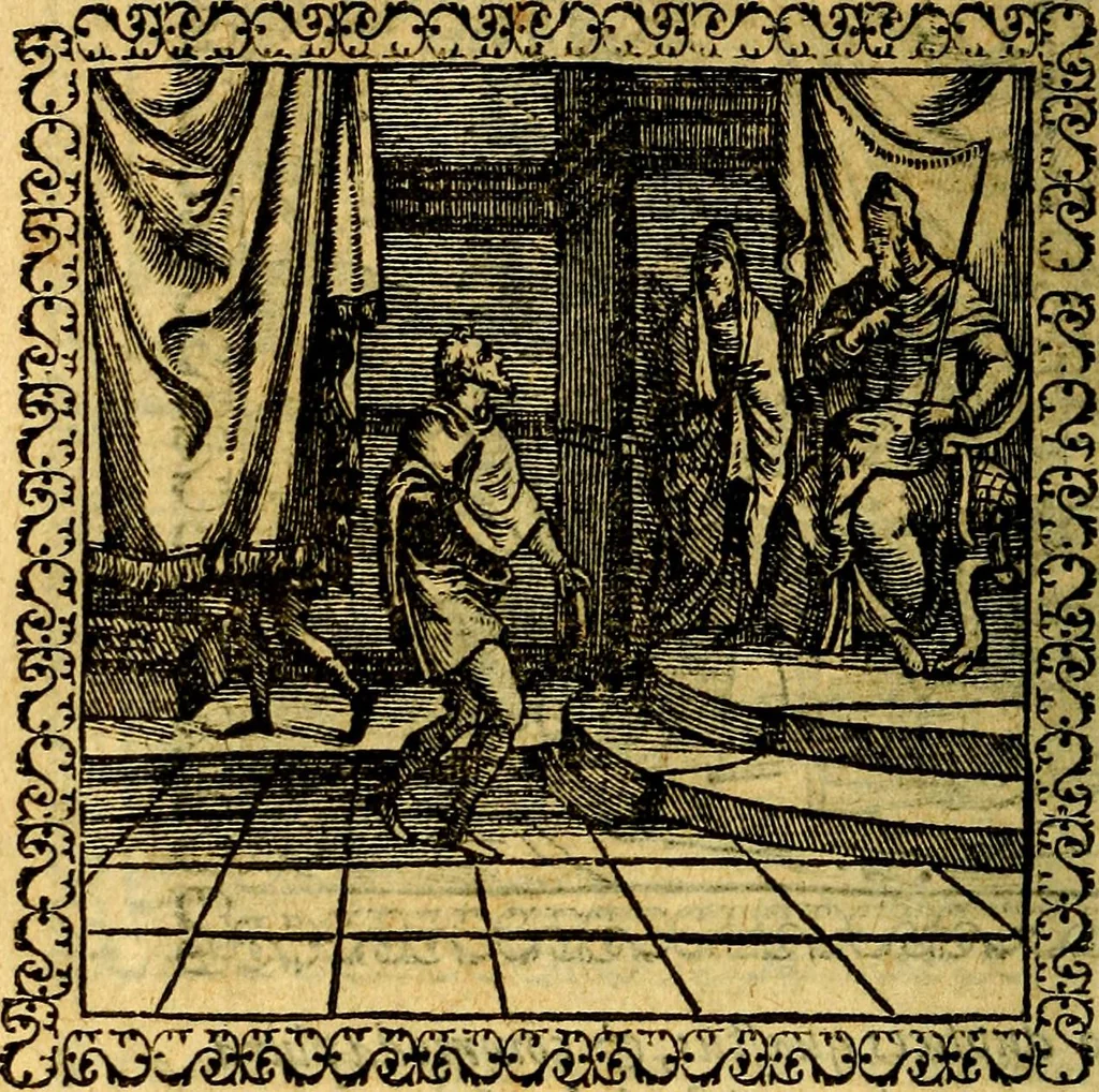 An illustration from Emblemata, et aliqvot nvmmi antiqvi operis, 1566, leaf 237