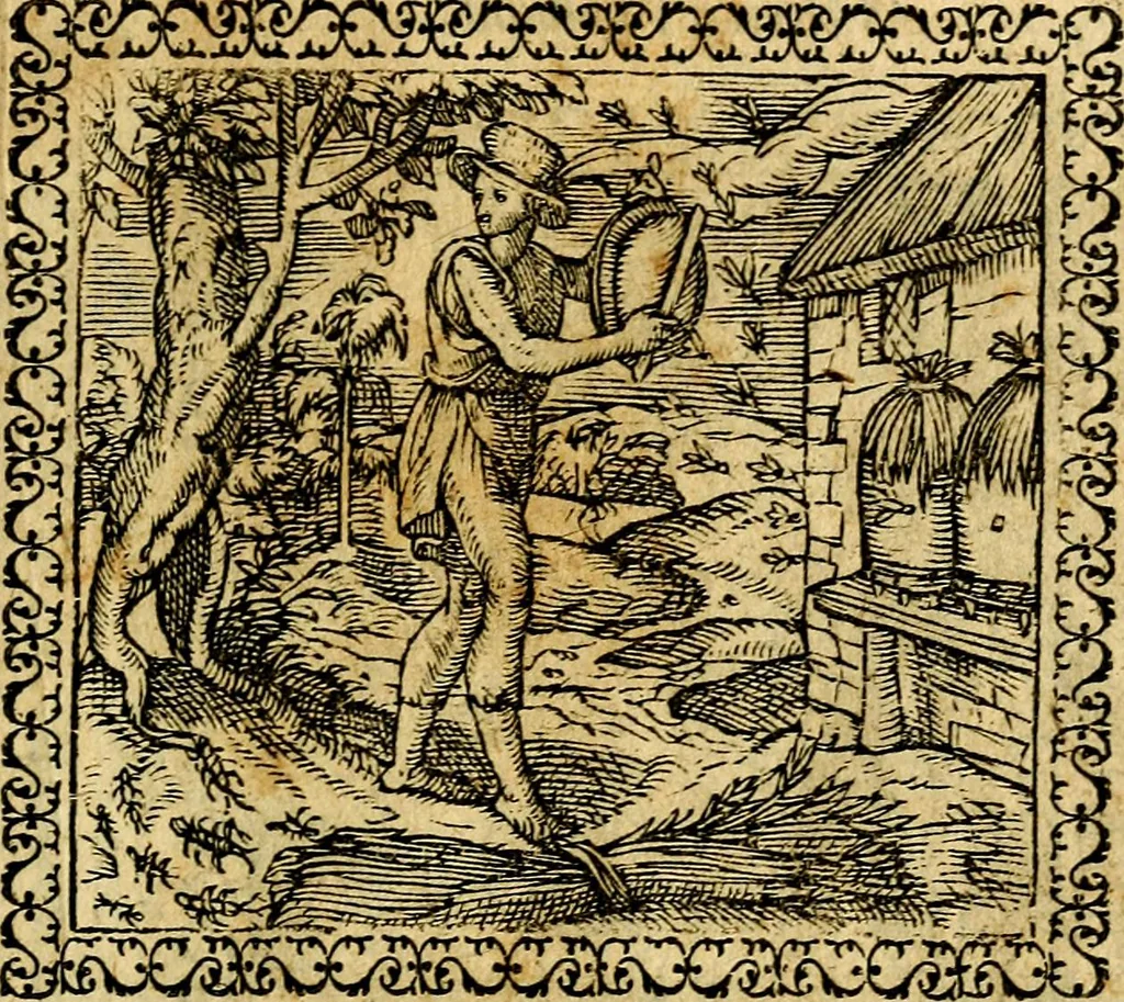 An illustration from Emblemata, et aliqvot nvmmi antiqvi operis, 1566, leaf 24