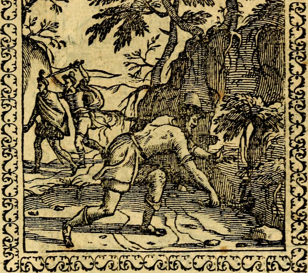 An illustration from Emblemata, et aliqvot nvmmi antiqvi operis, 1566, leaf 242