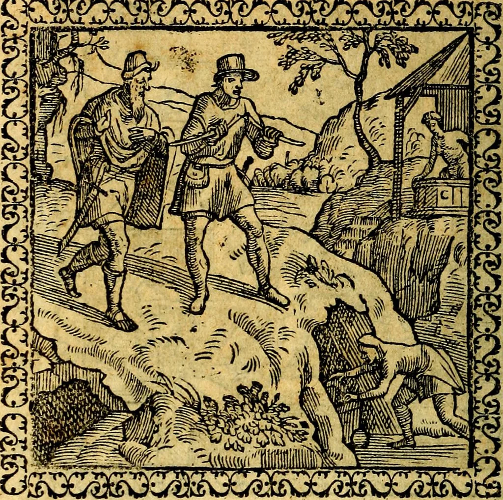 An illustration from Emblemata, et aliqvot nvmmi antiqvi operis, 1566, leaf 251