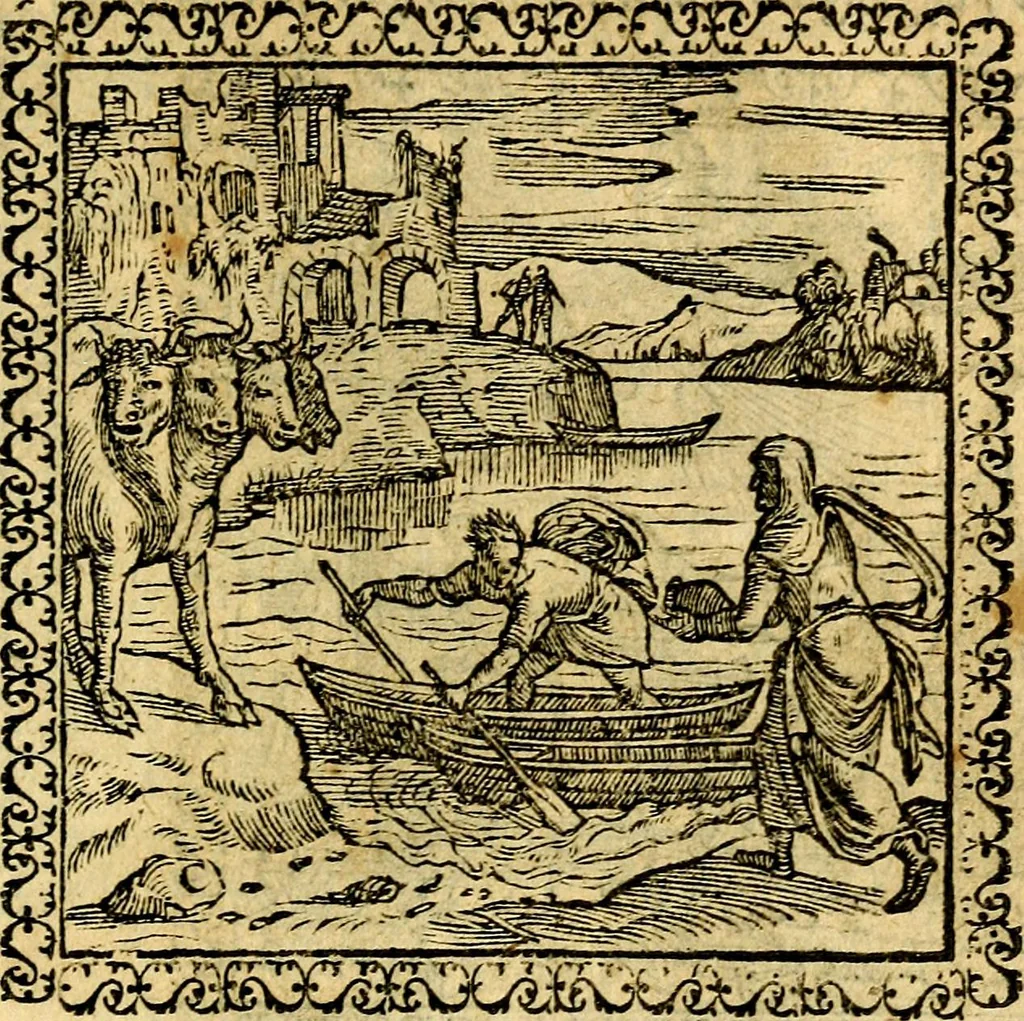 An illustration from Emblemata, et aliqvot nvmmi antiqvi operis, 1566, leaf 256