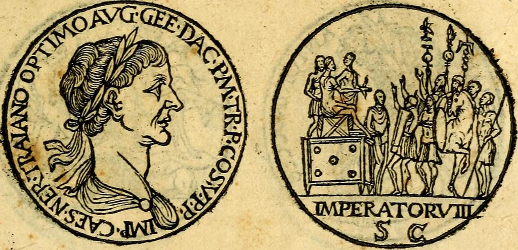 An illustration from Emblemata, et aliqvot nvmmi antiqvi operis, 1566, leaf 260