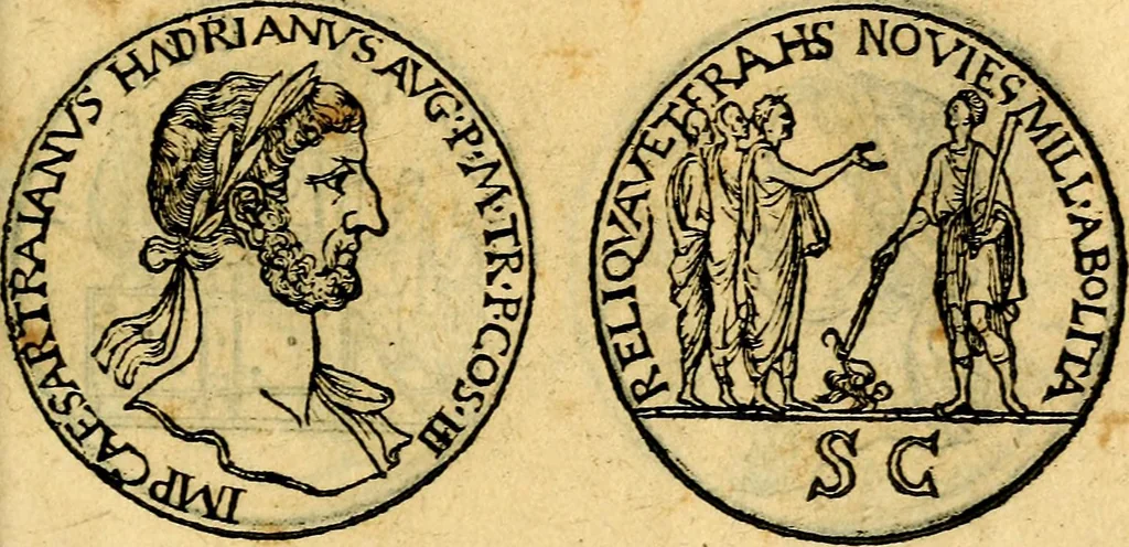 An illustration from Emblemata, et aliqvot nvmmi antiqvi operis, 1566, leaf 262