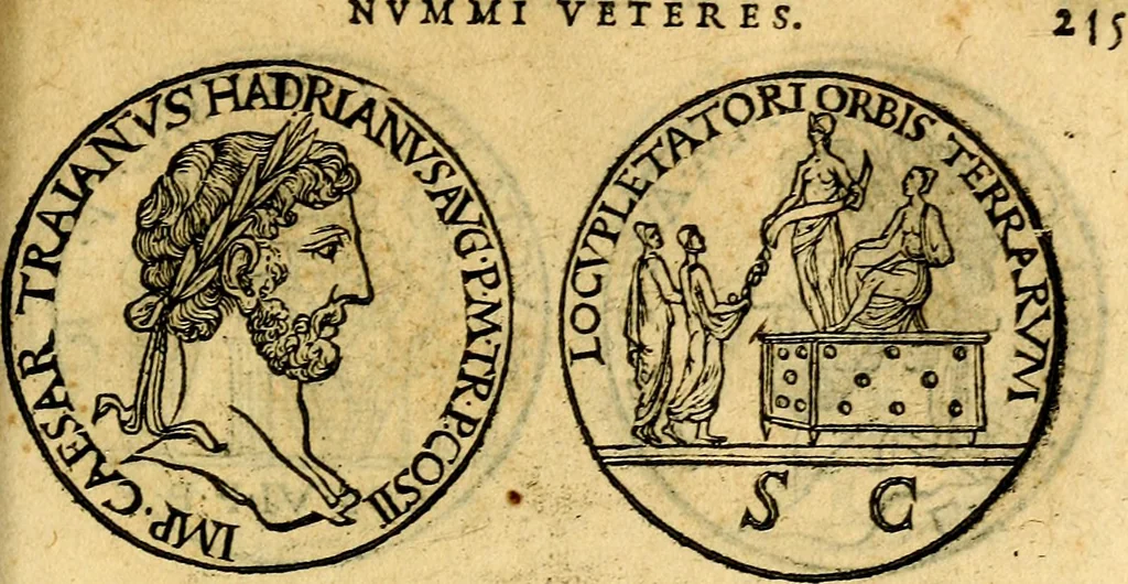 An illustration from Emblemata, et aliqvot nvmmi antiqvi operis, 1566, leaf 264