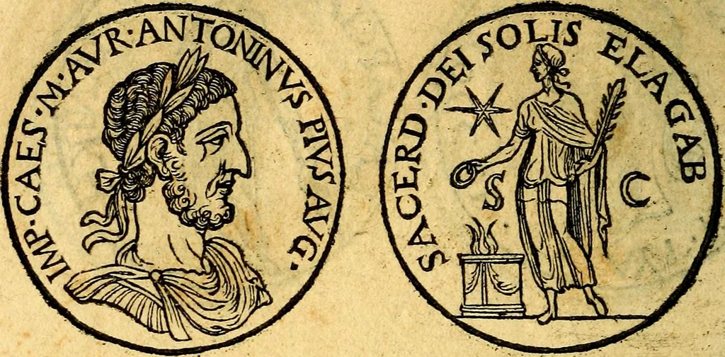 An illustration from Emblemata, et aliqvot nvmmi antiqvi operis, 1566, leaf 267