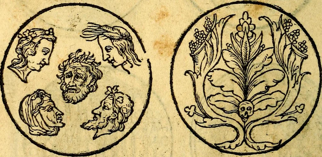 An illustration from Emblemata, et aliqvot nvmmi antiqvi operis, 1566, leaf 267