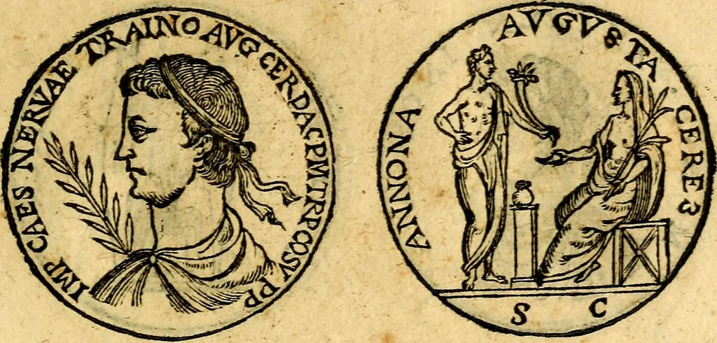 An illustration from Emblemata, et aliqvot nvmmi antiqvi operis, 1566, leaf 268