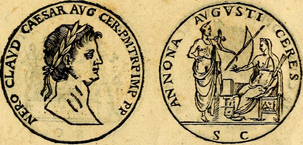 An illustration from Emblemata, et aliqvot nvmmi antiqvi operis, 1566, leaf 268