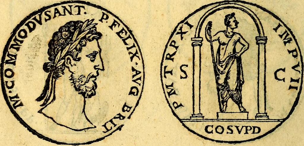 An illustration from Emblemata, et aliqvot nvmmi antiqvi operis, 1566, leaf 269