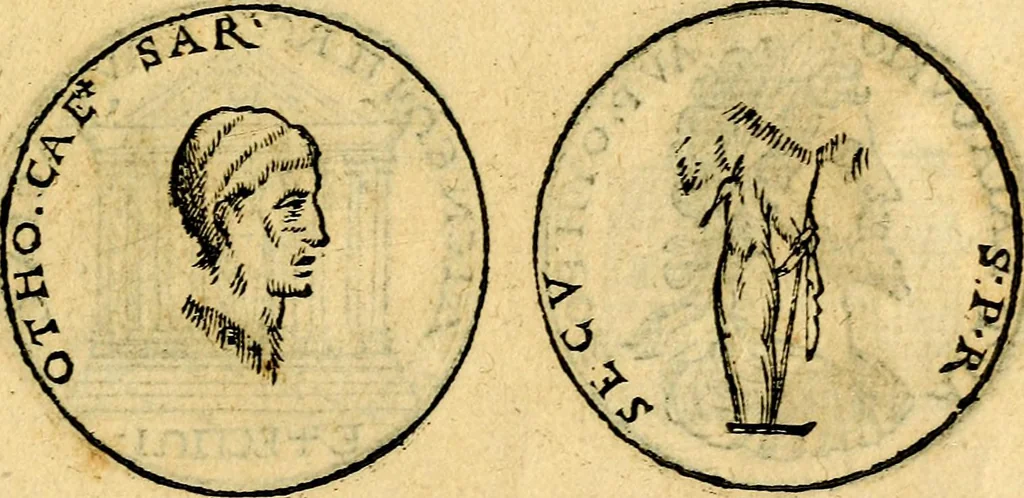 An illustration from Emblemata, et aliqvot nvmmi antiqvi operis, 1566, leaf 270
