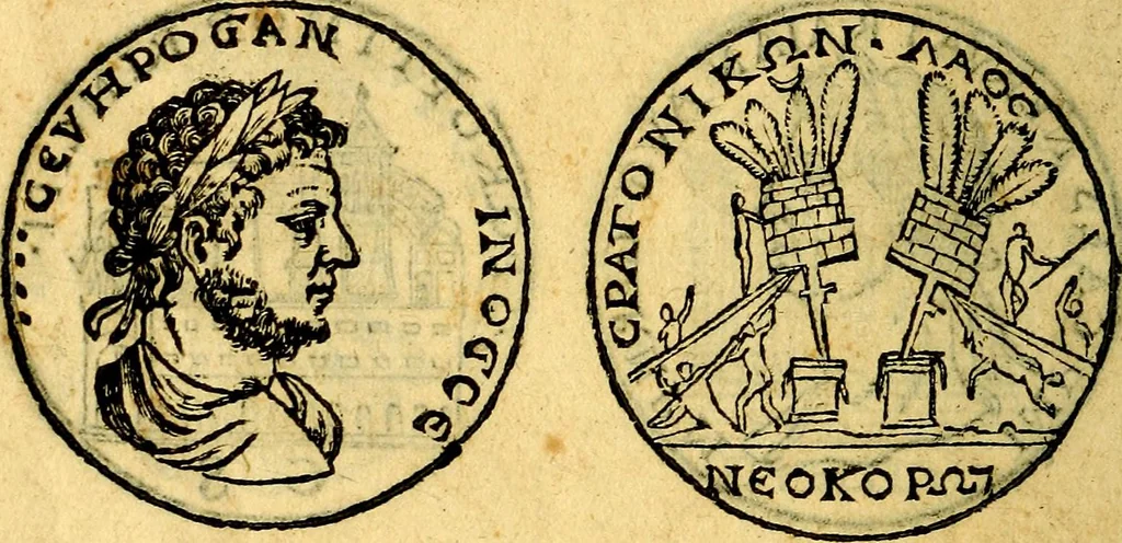 An illustration from Emblemata, et aliqvot nvmmi antiqvi operis, 1566, leaf 273