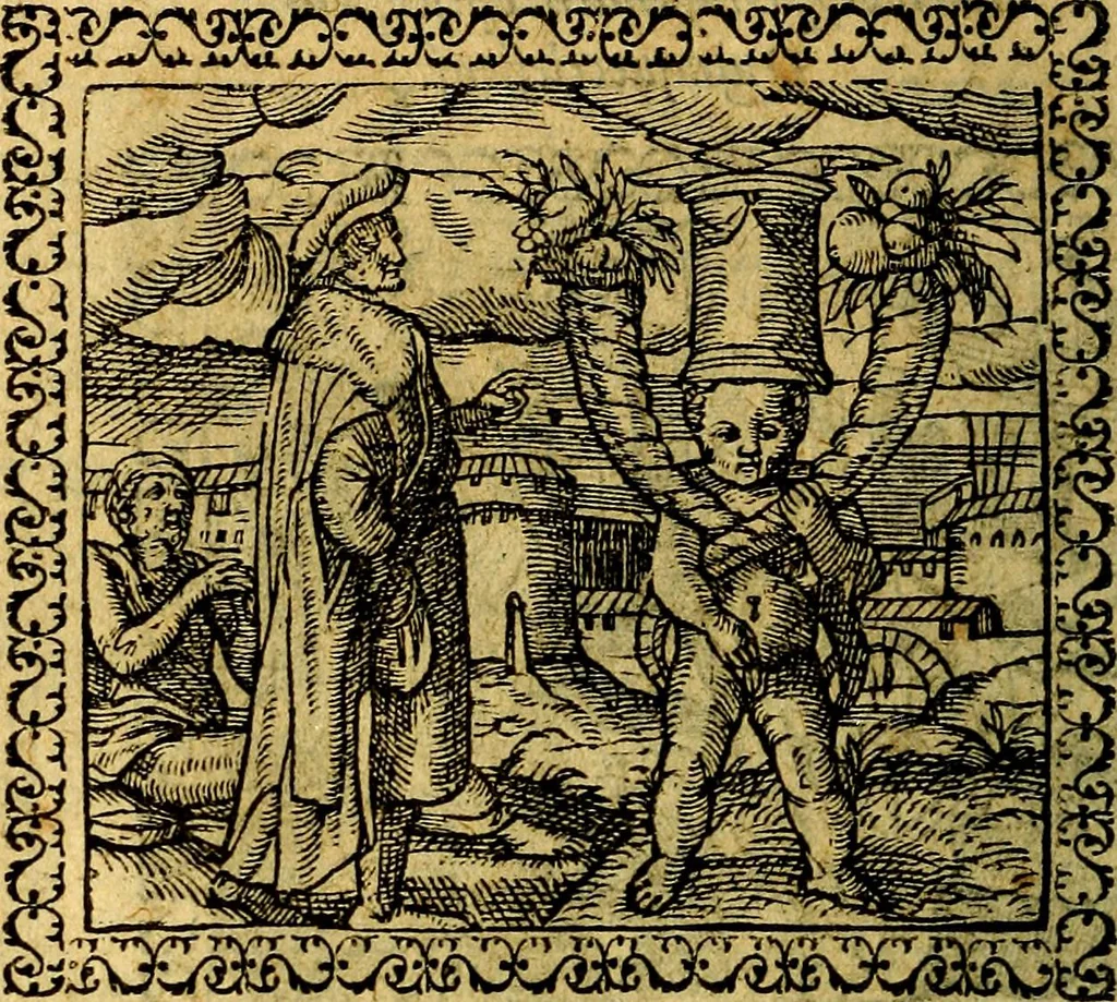 An illustration from Emblemata, et aliqvot nvmmi antiqvi operis, 1566, leaf 39