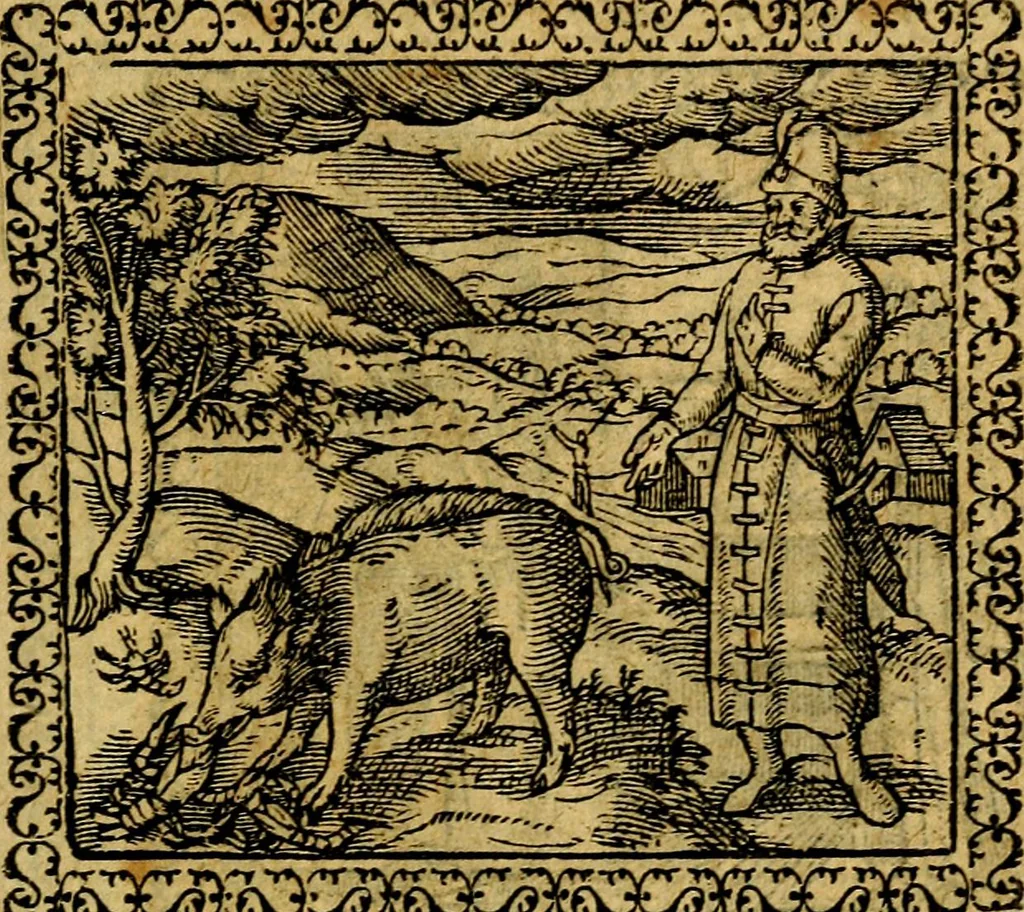 An illustration from Emblemata, et aliqvot nvmmi antiqvi operis, 1566, leaf 58