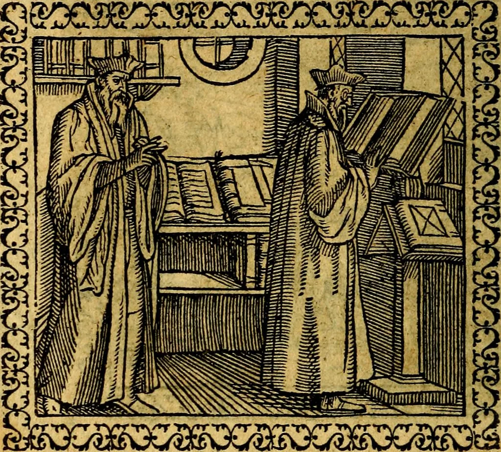 An illustration from Emblemata, et aliqvot nvmmi antiqvi operis, 1566, leaf 59