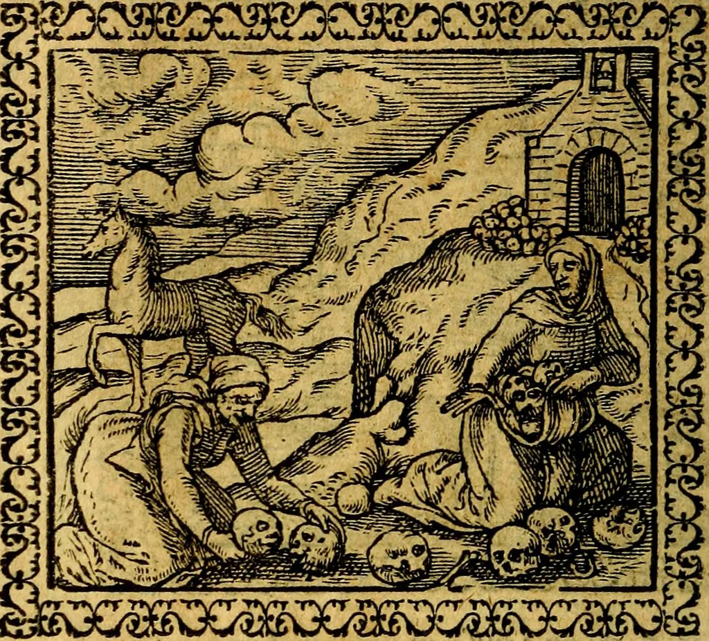 An illustration from Emblemata, et aliqvot nvmmi antiqvi operis, 1566, leaf 61