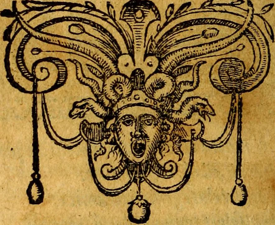 An illustration from Emblemata, et aliqvot nvmmi antiqvi operis, 1566, leaf 69