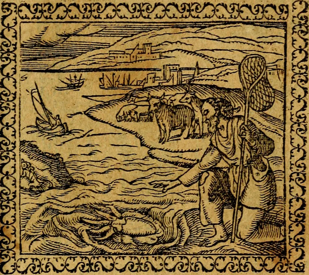 An illustration from Emblemata, et aliqvot nvmmi antiqvi operis, 1566, leaf 70