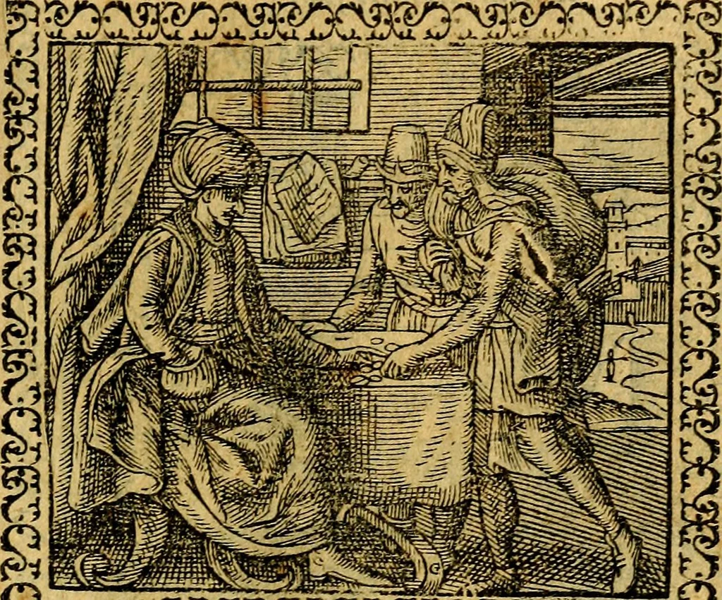 An illustration from Emblemata, et aliqvot nvmmi antiqvi operis, 1566, leaf 90