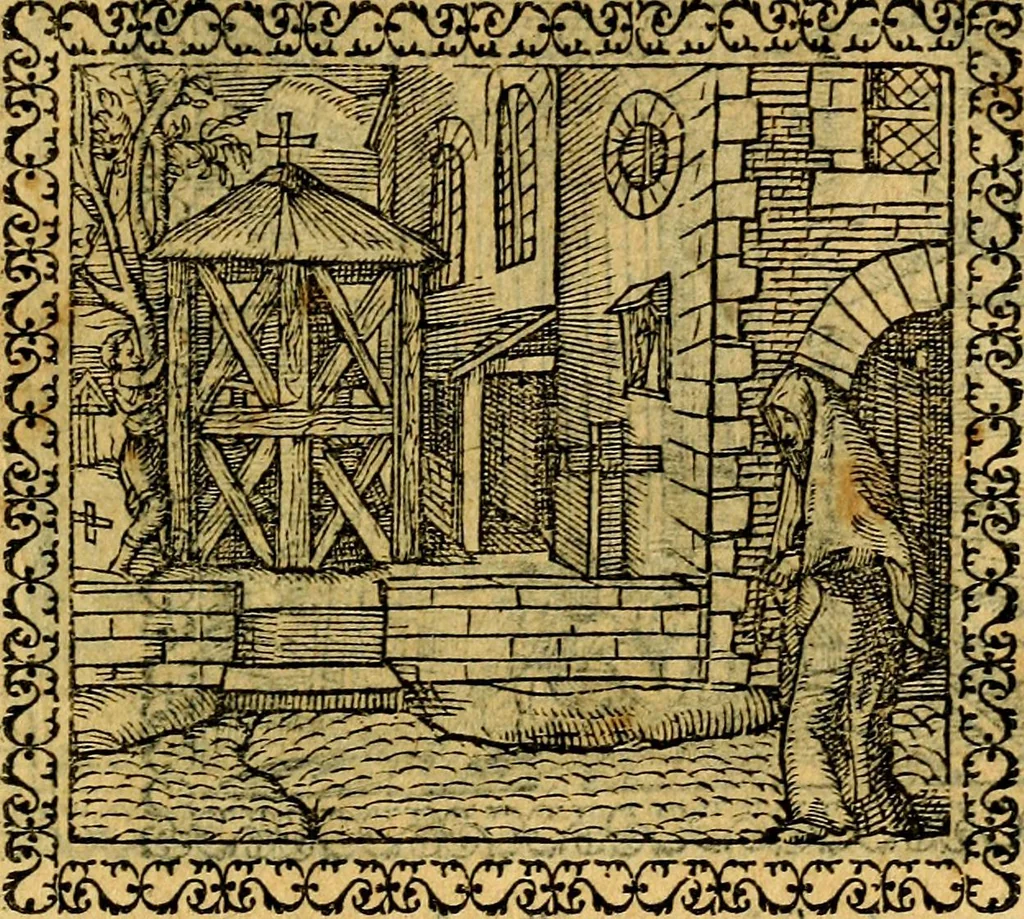 An illustration from Emblemata, et aliqvot nvmmi antiqvi operis, 1566, leaf 94
