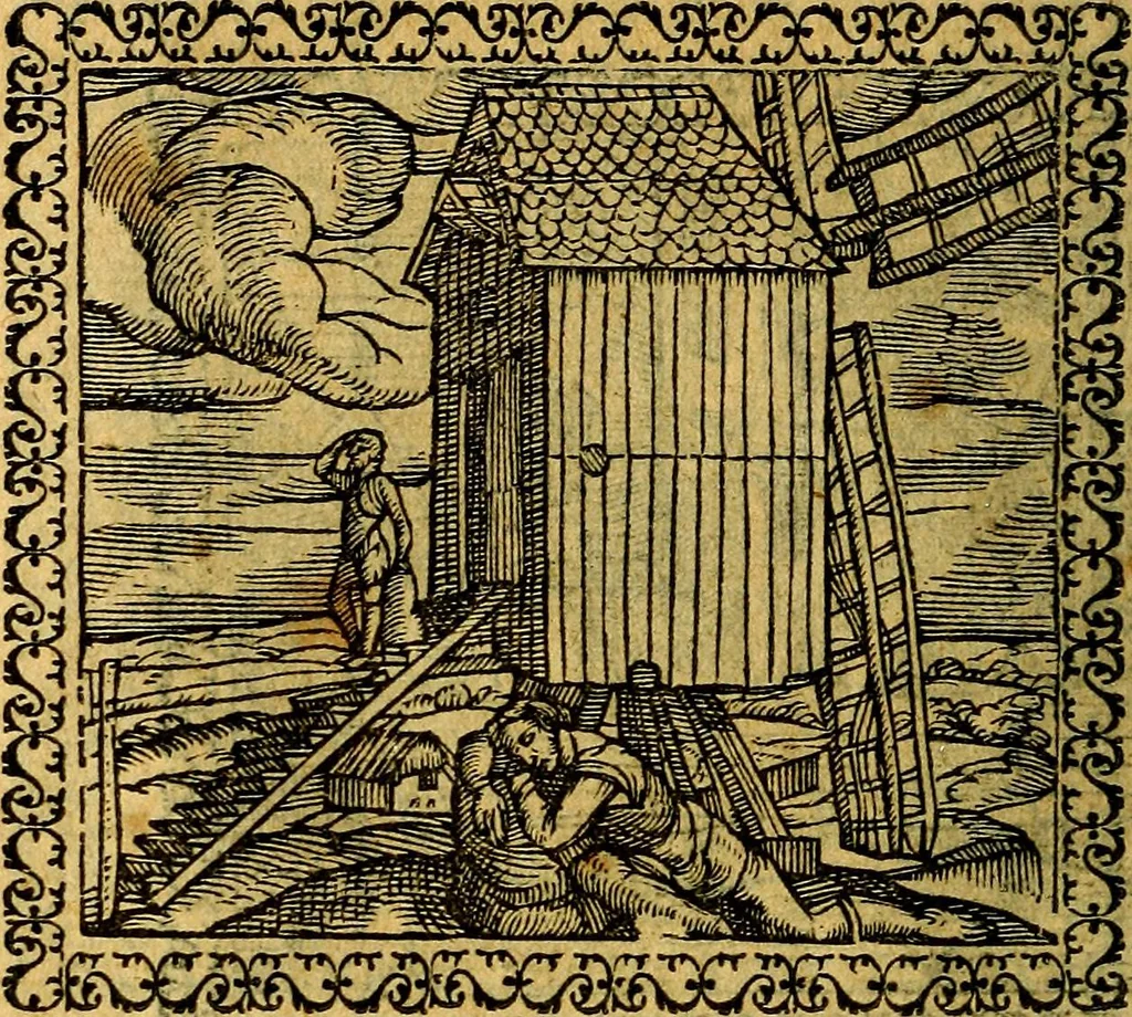 An illustration from Emblemata, et aliqvot nvmmi antiqvi operis, 1566, leaf 95