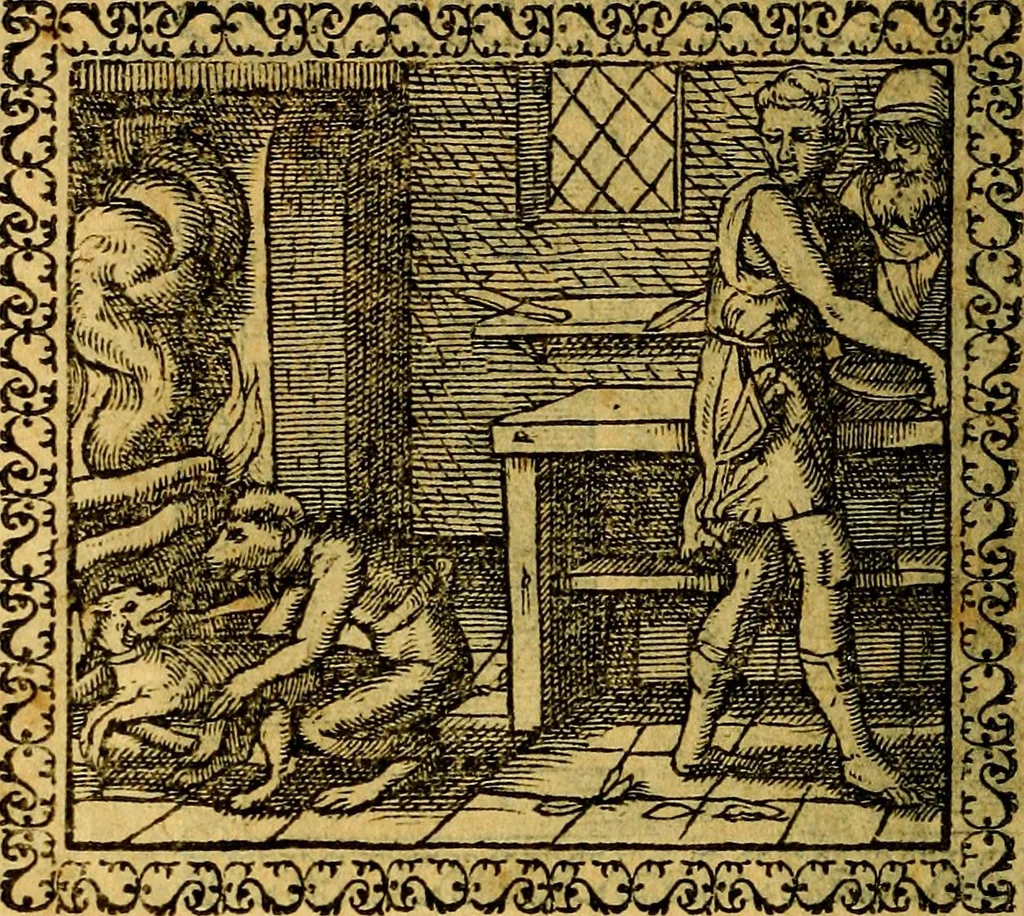 An illustration from Emblemata, et aliqvot nvmmi antiqvi operis, 1566, leaf 97