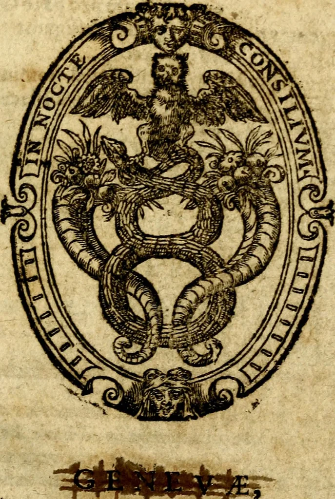 An illustration from Emblemata et epigrammata miscellanea selecta ex stromatis peripateticis, 1610, leaf 8