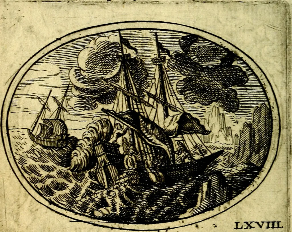 An illustration from Emblemata ethico-politica carmine explicata, 1661, leaf 111
