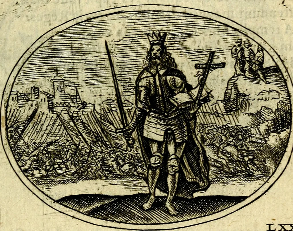 An illustration from Emblemata ethico-politica carmine explicata, 1661, leaf 114