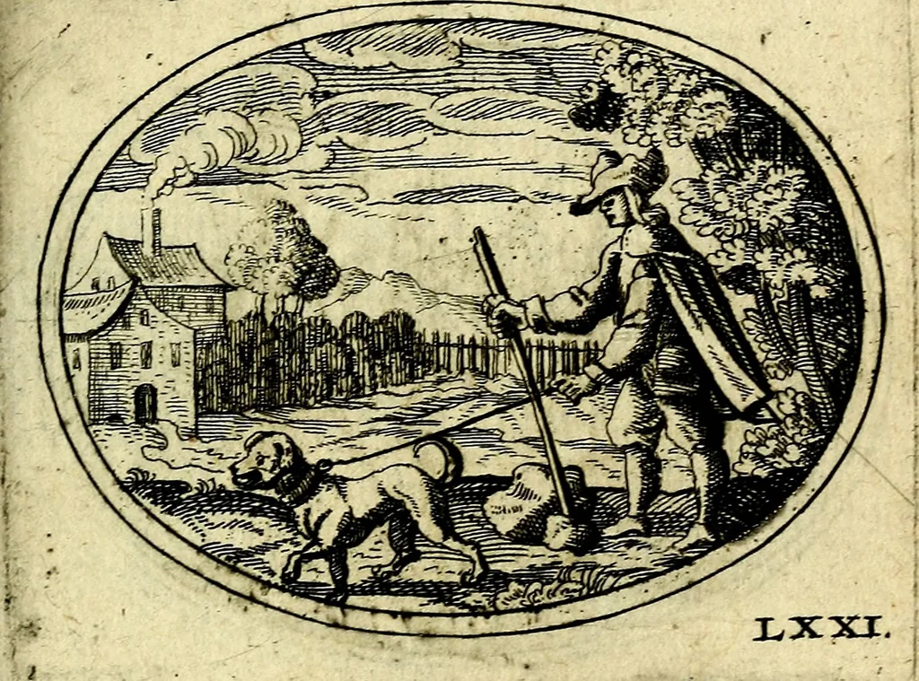 An illustration from Emblemata ethico-politica carmine explicata, 1661, leaf 116