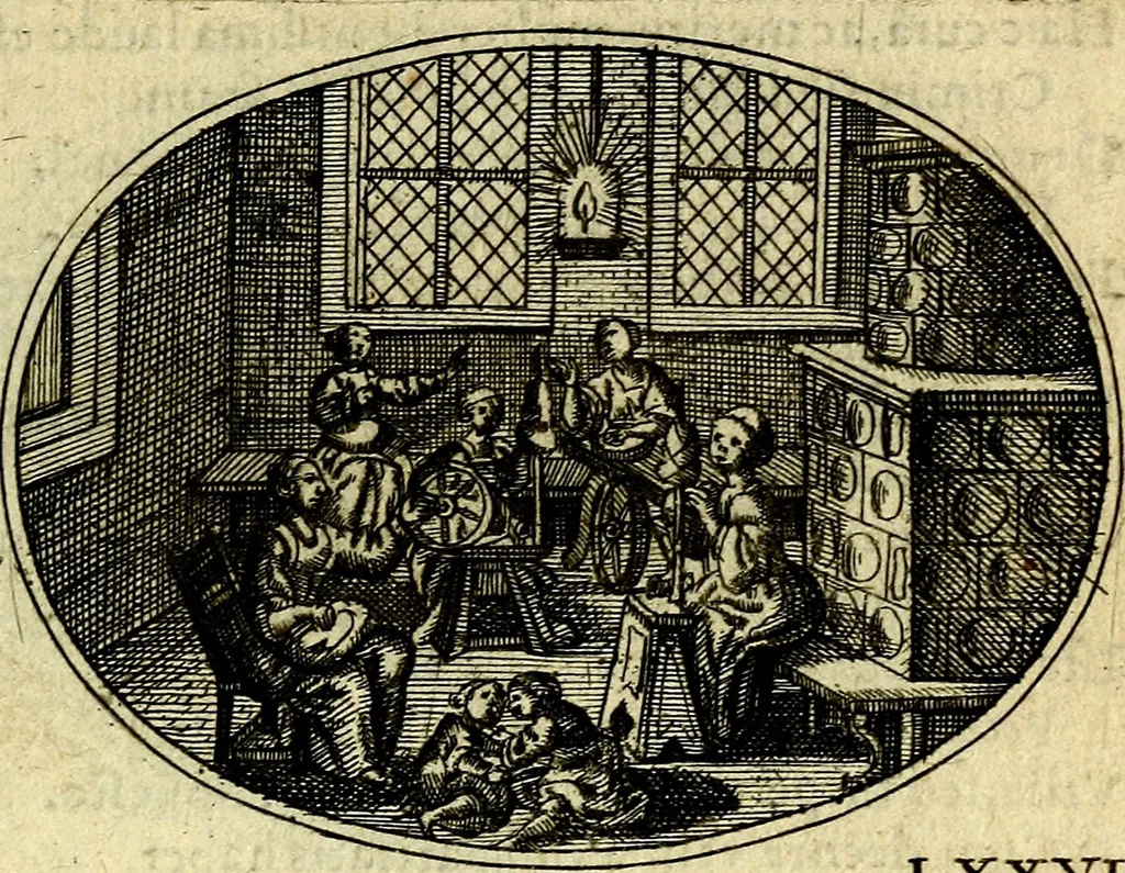 An illustration from Emblemata ethico-politica carmine explicata, 1661, leaf 124