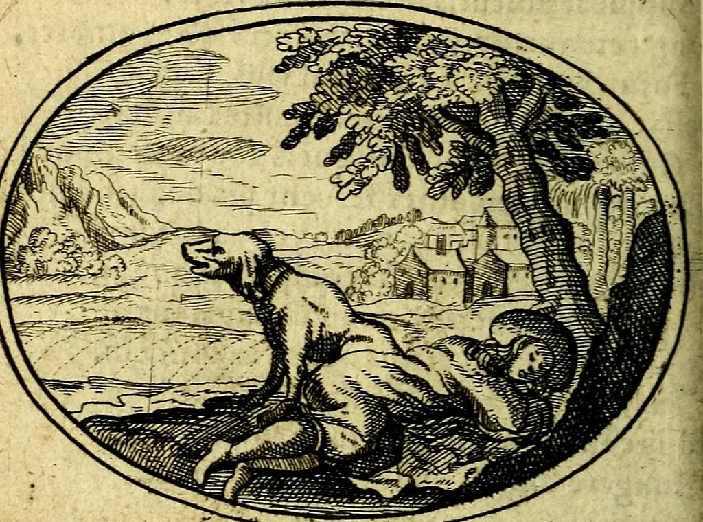 An illustration from Emblemata ethico-politica carmine explicata, 1661, leaf 145