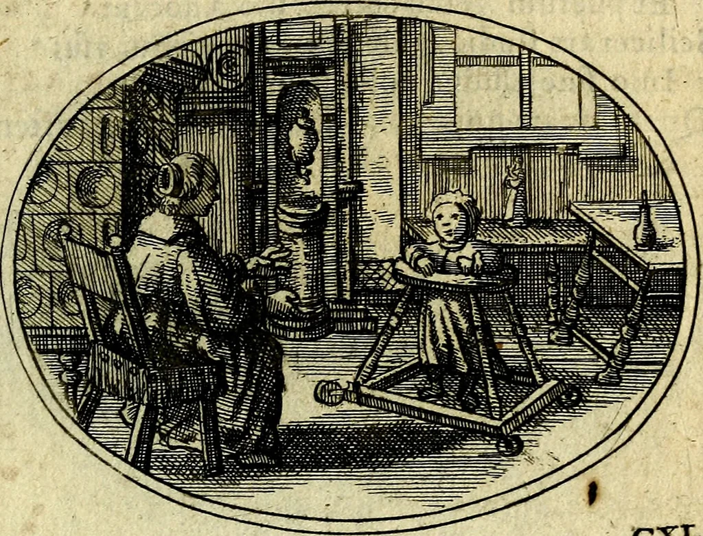 An illustration from Emblemata ethico-politica carmine explicata, 1661, leaf 148