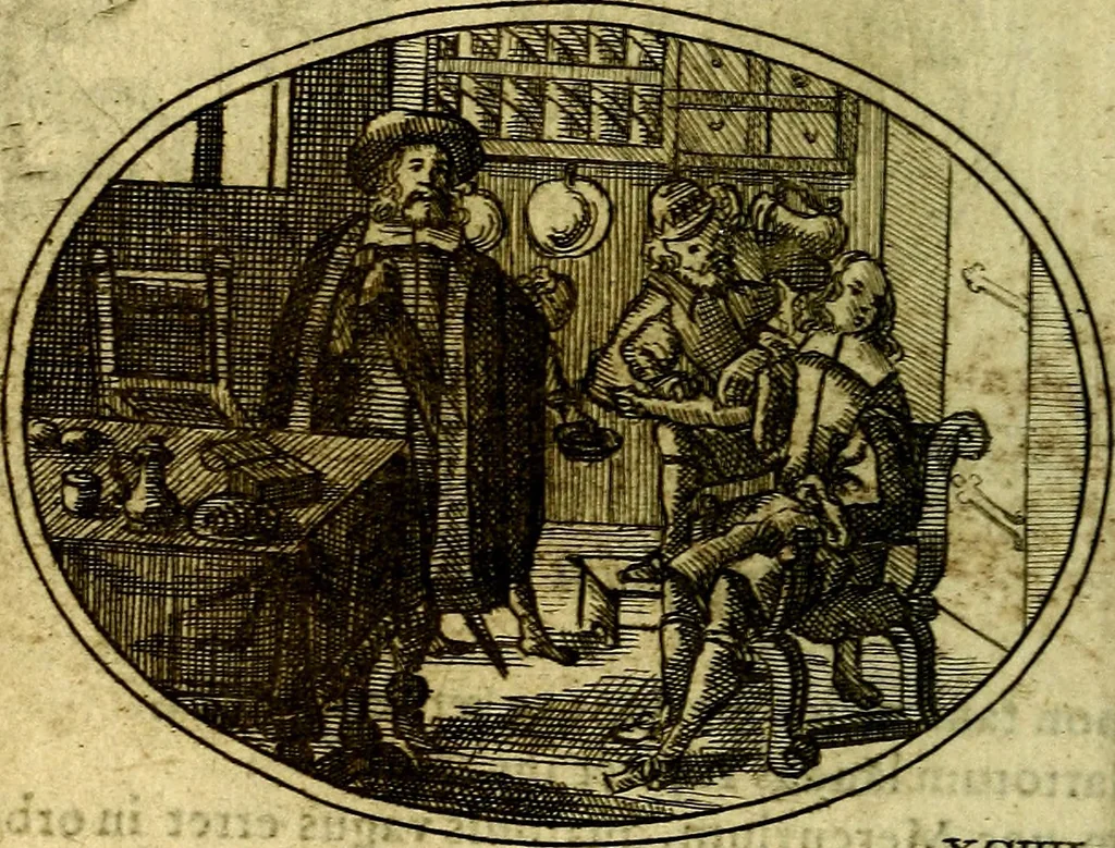 An illustration from Emblemata ethico-politica carmine explicata, 1661, leaf 153