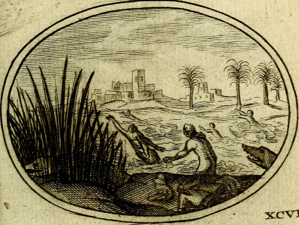 An illustration from Emblemata ethico-politica carmine explicata, 1661, leaf 158