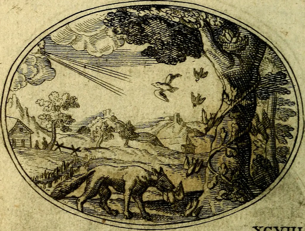 An illustration from Emblemata ethico-politica carmine explicata, 1661, leaf 159