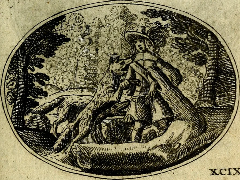 An illustration from Emblemata ethico-politica carmine explicata, 1661, leaf 160